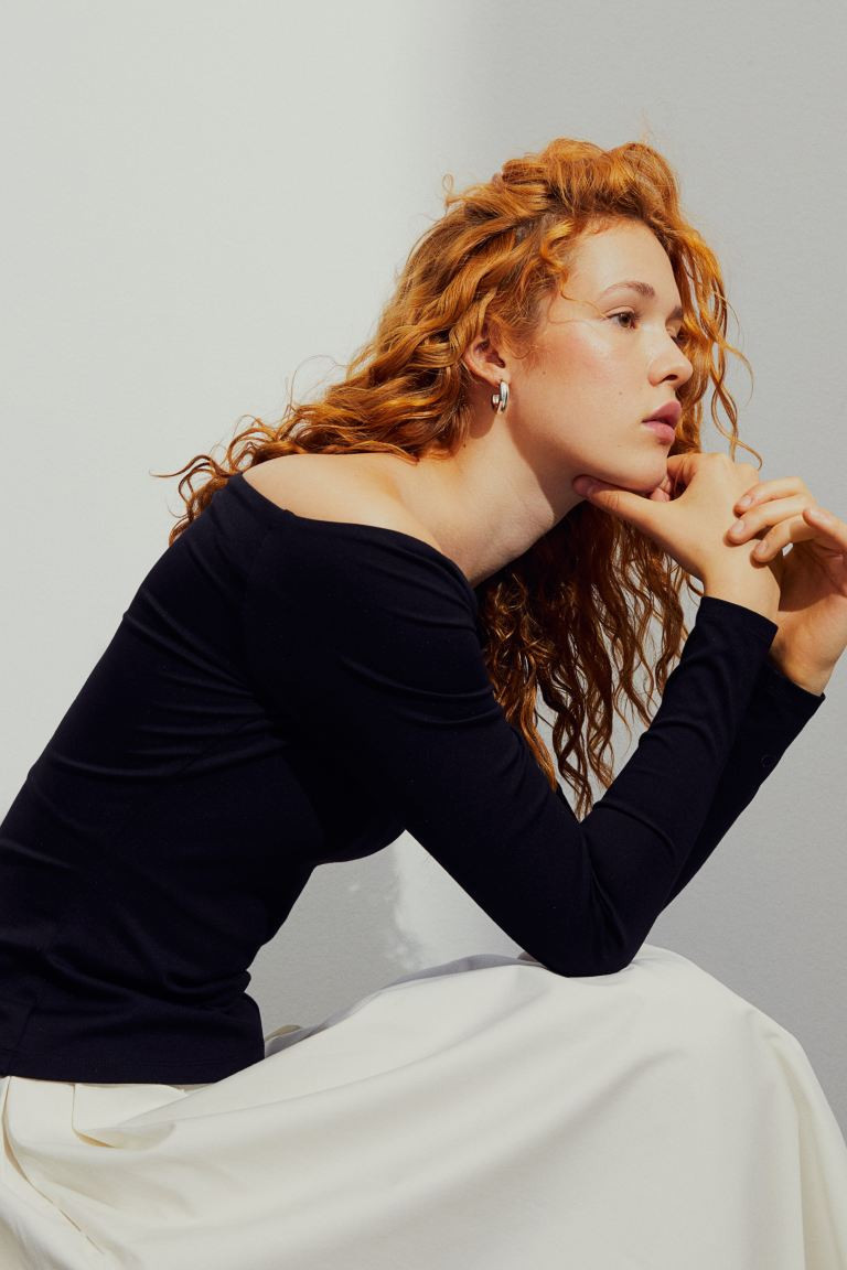 Top off-the-shoulder | H&M (FR, IT, ES, PT, BE)