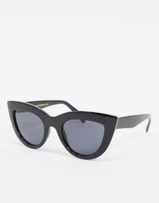 A.Kjaerbede cat eye sunglasses in black | ASOS UK