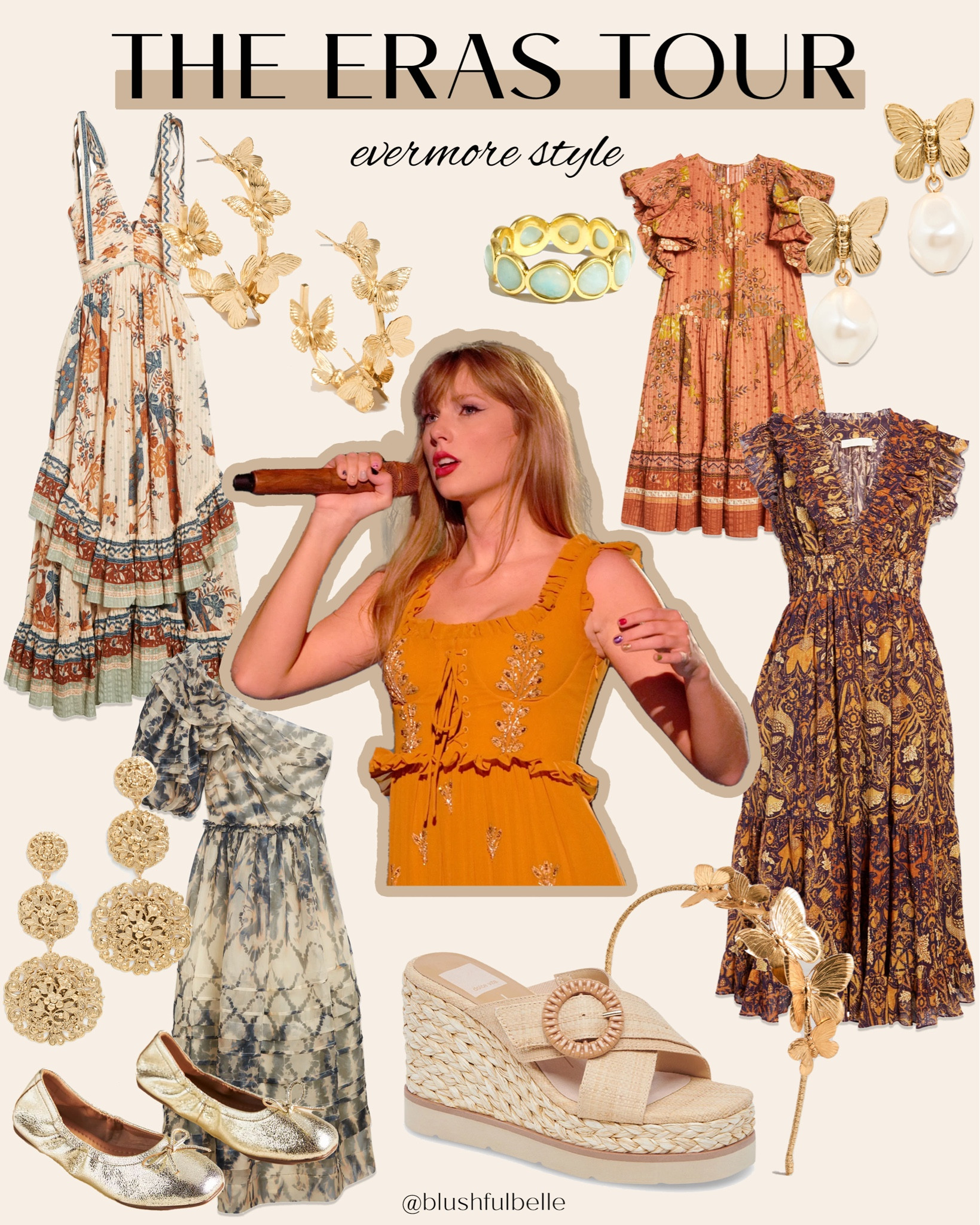 The Eras Tour outfit inspiration for the Evermore era! 🍂 Taylor Swift concert, Taylor Swift outfits, concert outfits, boho outfits, boho style, bohemian vibes, Ulla Johnson

#LTKFind #LTKstyletip