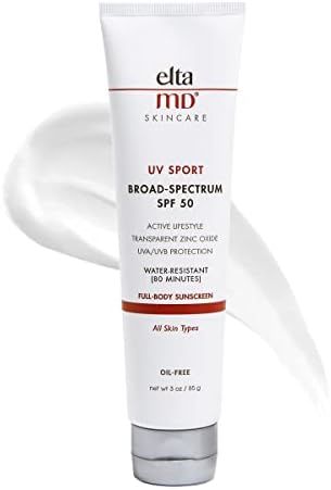 EltaMD UV Sport Broad Spectrum SPF 50 Sunscreen Sport Lotion, Body Sunscreen With UVA and UVB Pro... | Amazon (US)