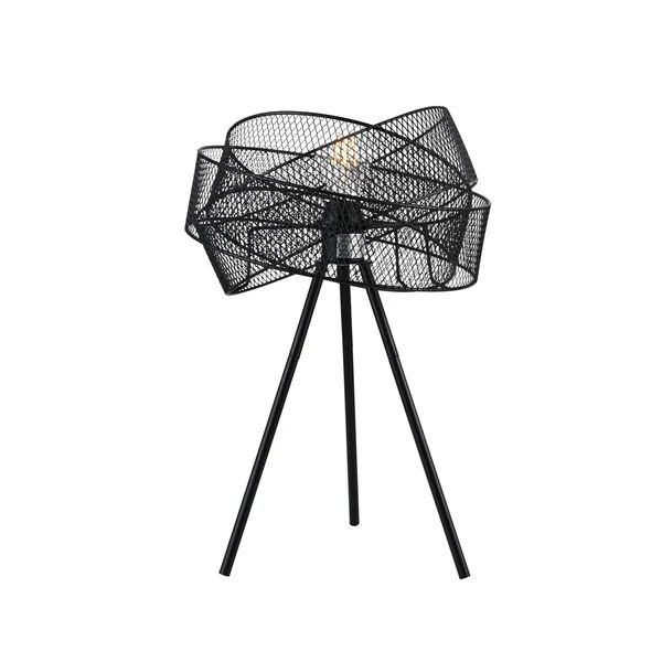 Isaiu 18.75" Black Tripod Table Lamp | Wayfair North America