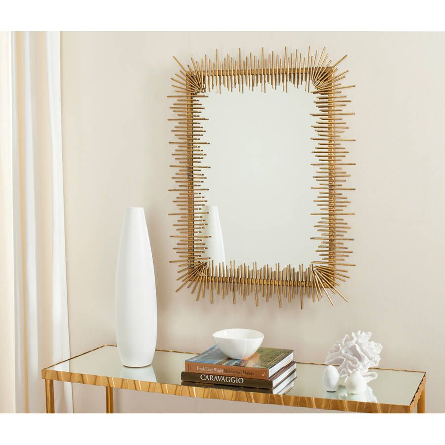 Safavieh Sunray Mirror, Antique Gold | Walmart (US)