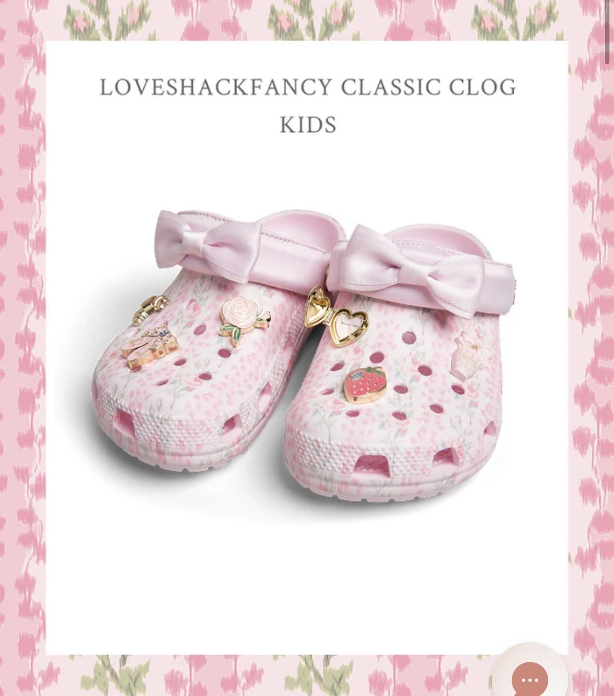 There are still some sizes left in the Love Shack Fancy x Crocs collection and I would not wait too long. These are selling fast so if you had your eye on a pair now is the time to grab your size.

#ShoppingWithPriiincesss #LoveShackFancy #CrocsStyle #CrocsCollection #FashionFinds #CuteStyleAlert #StyleFinds #DailyStyleInspo #ShoppingDeals #MomStyle #AtlantaMom #Atlantabloggers #Atlantablogger #AtlantaCreator #Atlantacontentcreators #Atlantacontentcreator