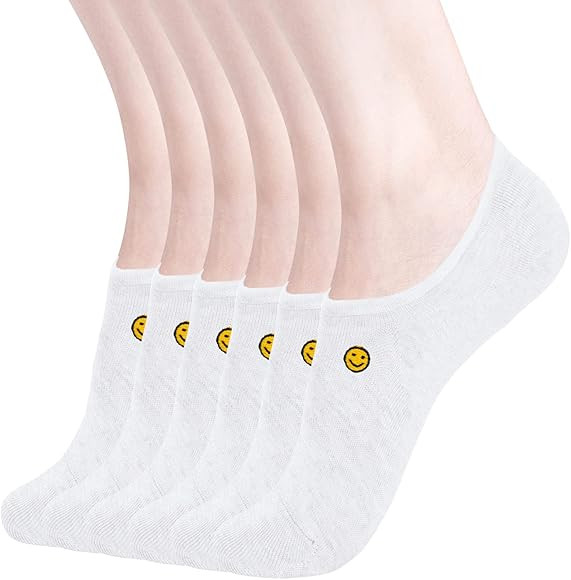 DIBAOLONG Womens No Show Socks Non Slip Flat Boat Line Low Cut Socks ( 3-6 Packs ) | Amazon (US)