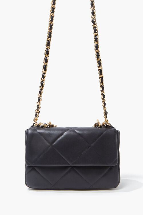 Quilted Faux Leather Crossbody Bag | Forever 21 (US)