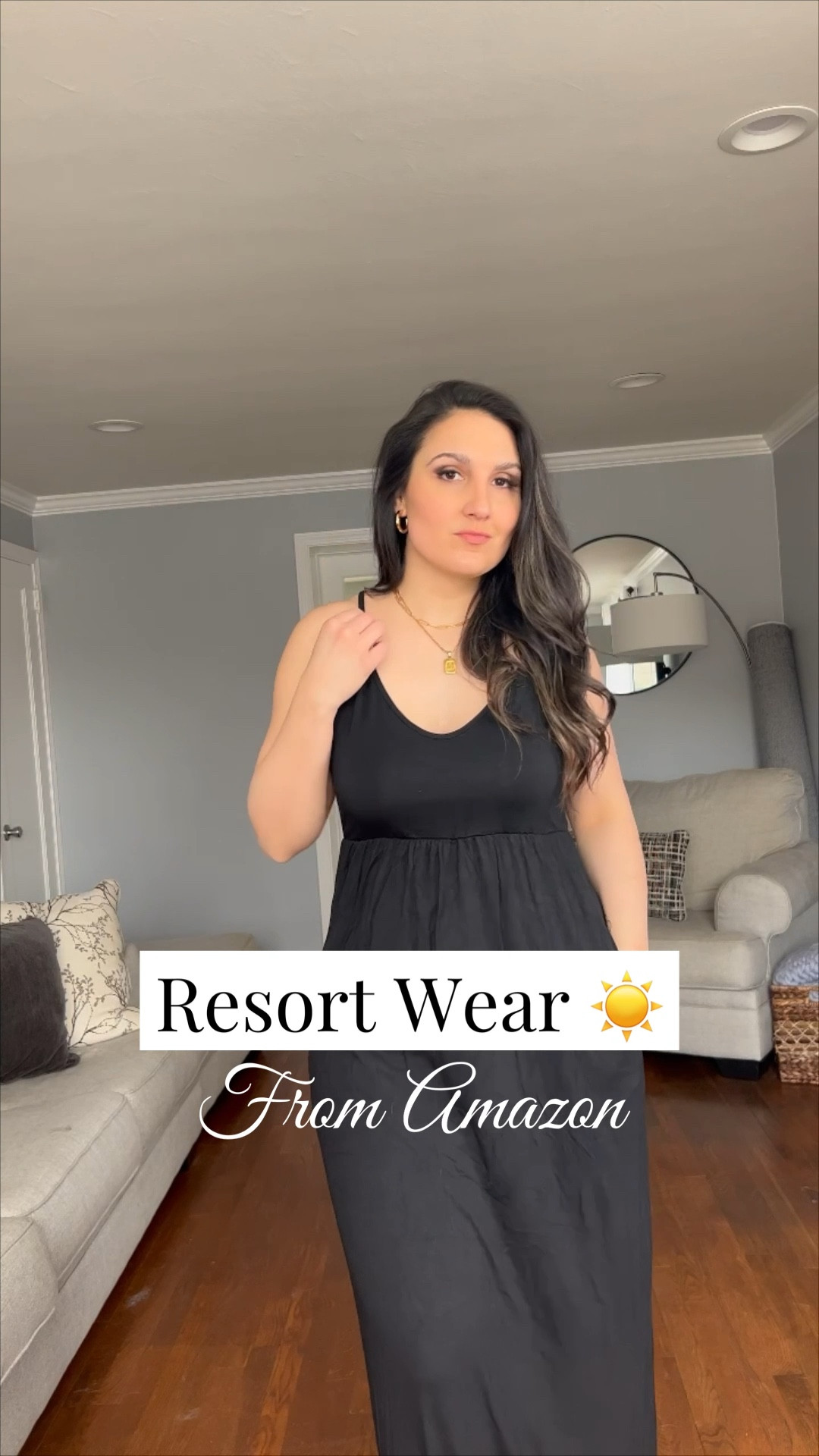 If any of you need me I’ll be living in this maxi dress ✌🏼 

Wearing a L. I’m 5’8” and the length is perfect. I even tied the bottom up for a more sleek styled look  

#LTKunder50 #LTKstyletip #LTKFind