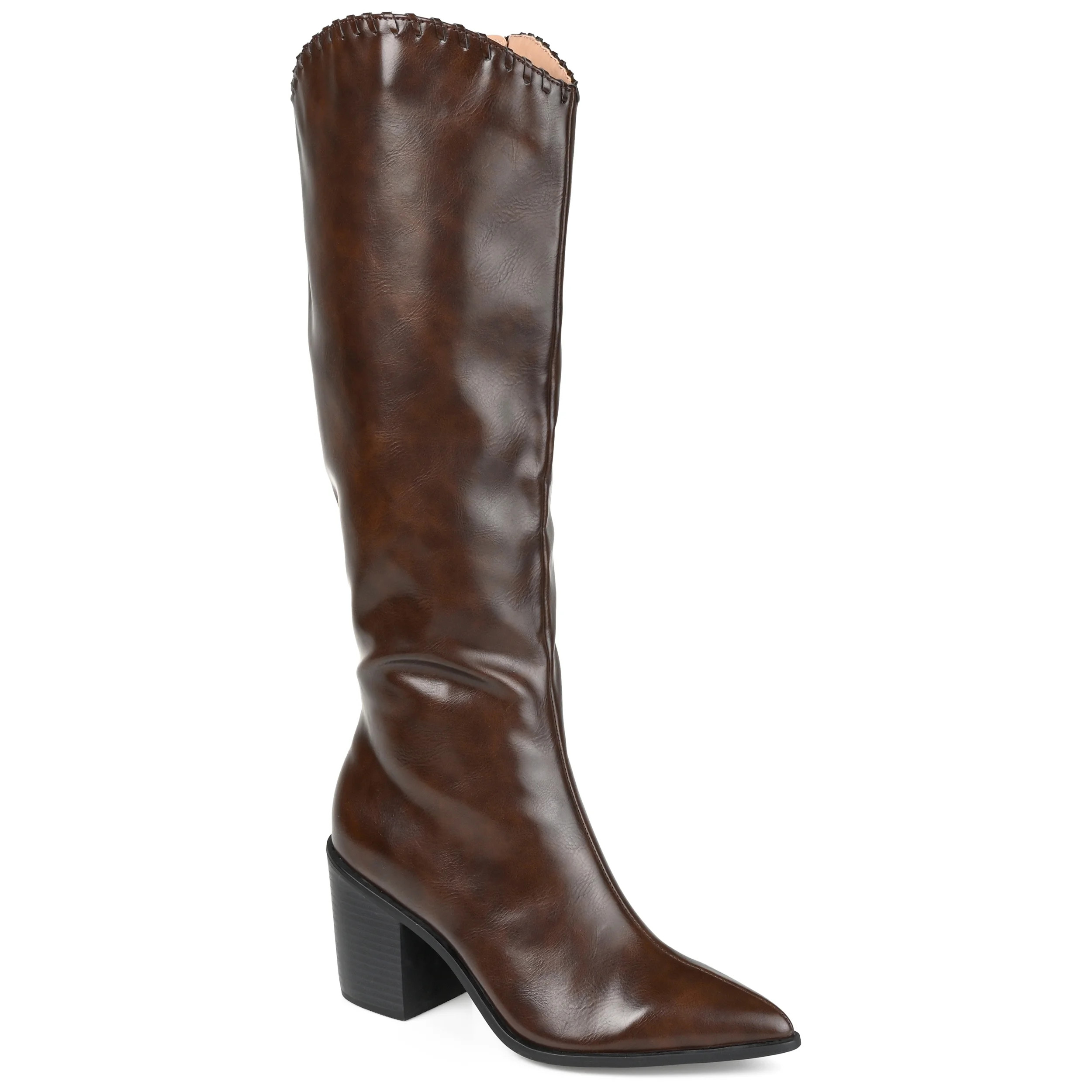 Brinley Co. Womens Tru Comfort Foam™ Extra Wide Calf Knee High Boot - Walmart.com | Walmart (US)