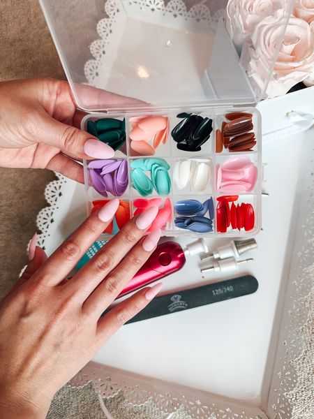 Press on nails
Manicure essentials 
Nail kit


#LTKbeauty #LTKunder50 #LTKstyletip