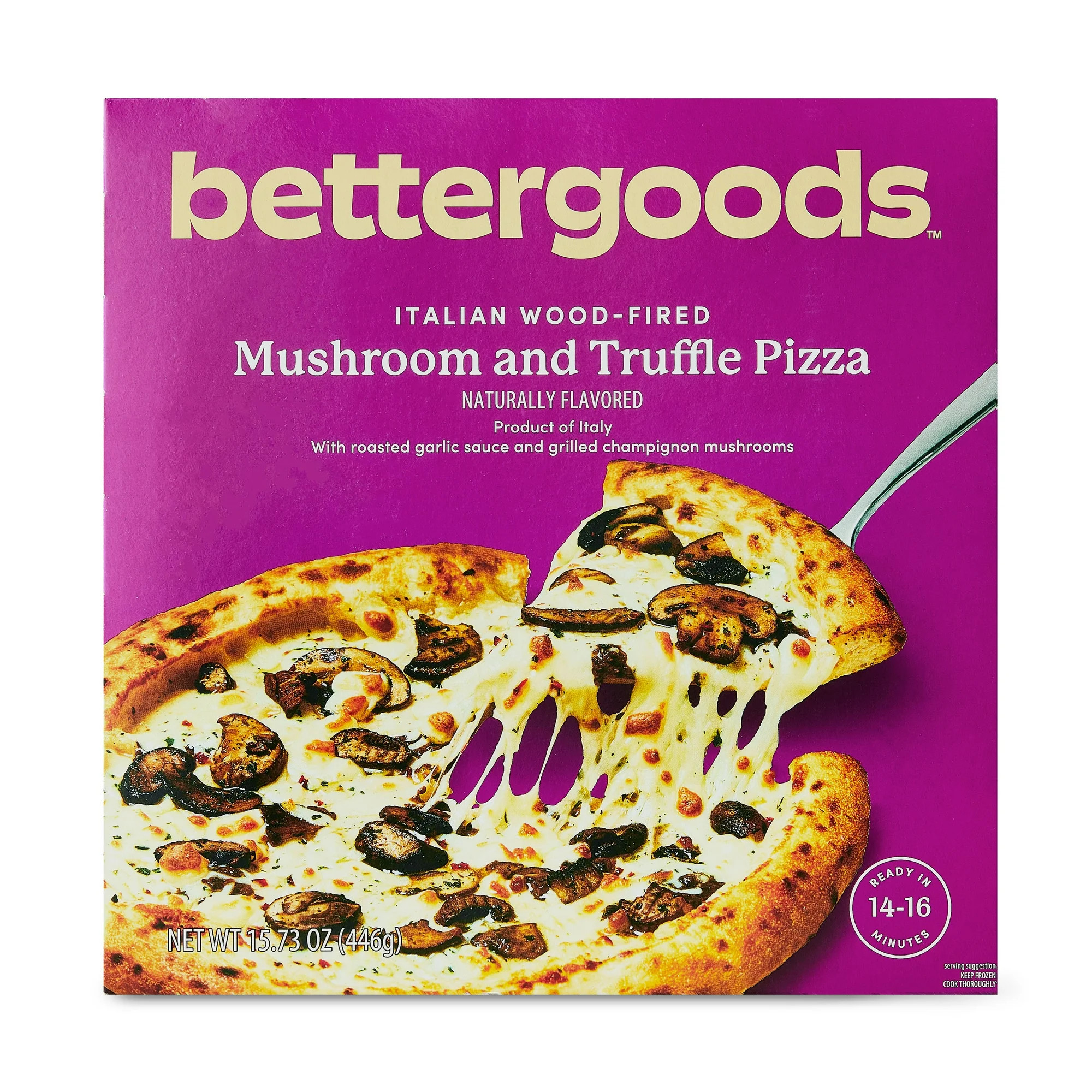 bettergoods Italian Wood-Fired Mushroom and Truffle Pizza, 15.73 oz (Frozen) - Walmart.com | Walmart (US)