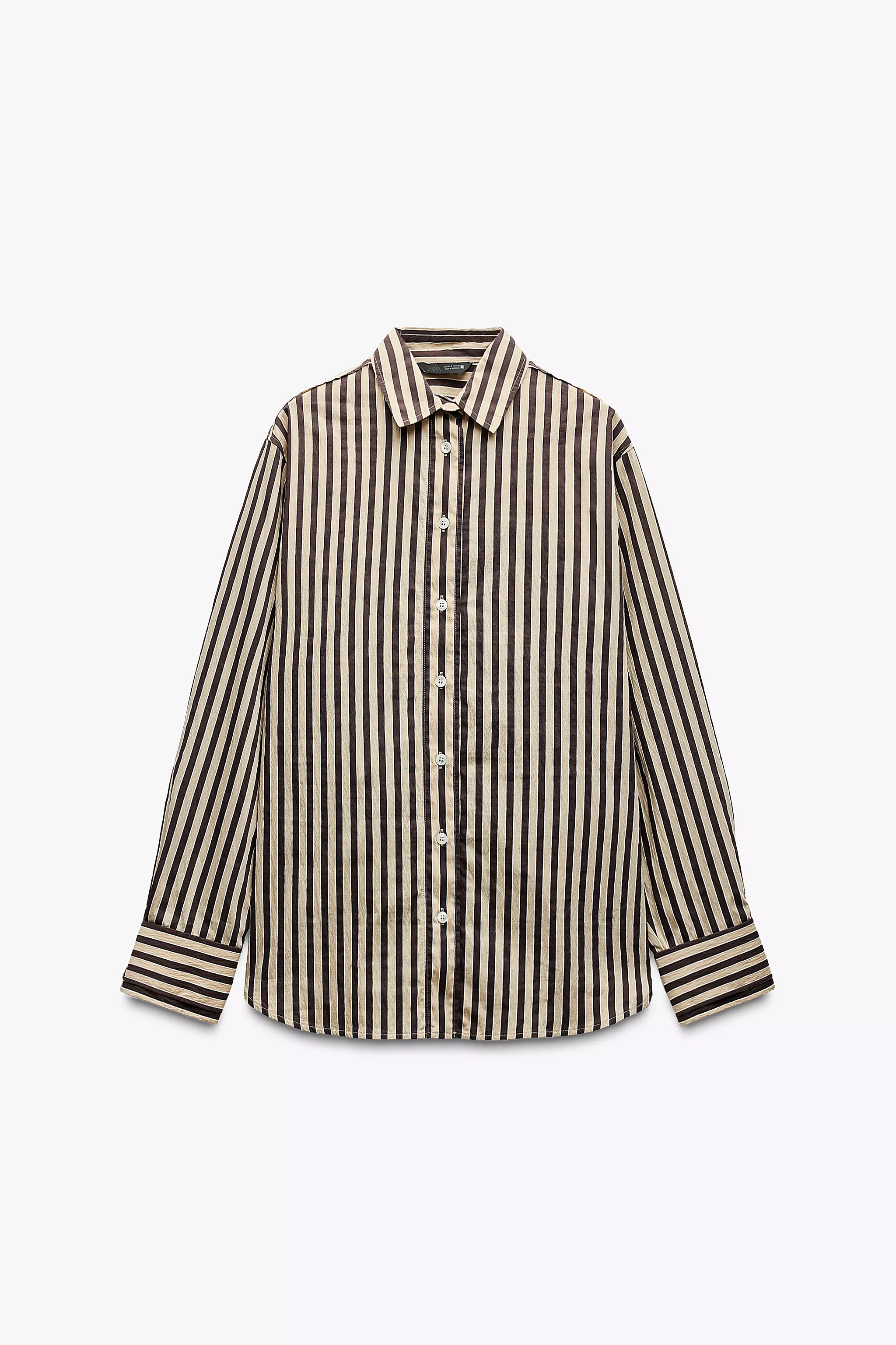 OVERSIZED STRIPED SHIRT | Zara Canada