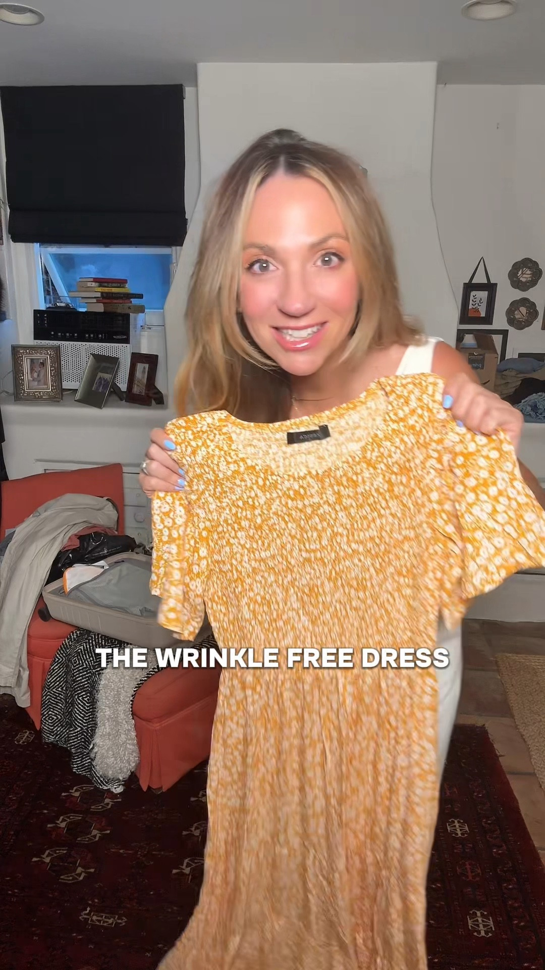 The wrinkle-free summer dress I’m packing for Reno ✨

This is one of those easy throw-on summer dresses that instantly makes you feel put together. It’s lightweight, breathable, and packs SO well (no wrinkles 🙌) which makes it perfect for travel, vacation outfits beach, and hot summer days.

It comes in lots of fun colors and prints, and the fit is SO flattering—
✔️ Flutter sleeves (great for arm coverage)
✔️ Smocked/shirred bust (lots of stretch + comfy fit)
✔️ High waist + flowy skirt (tummy-friendly 🙌)

You can dress it up with wedges or keep it casual with sandals or flip flops—such a versatile piece for spring dresses, summer outfits, and vacation outfits beach. And it’s under $40 which makes it even better 👀

I’m wearing a small (5’7”, typically size 6) for reference


#LTKTravel #LTKgrwm #LTKOver40