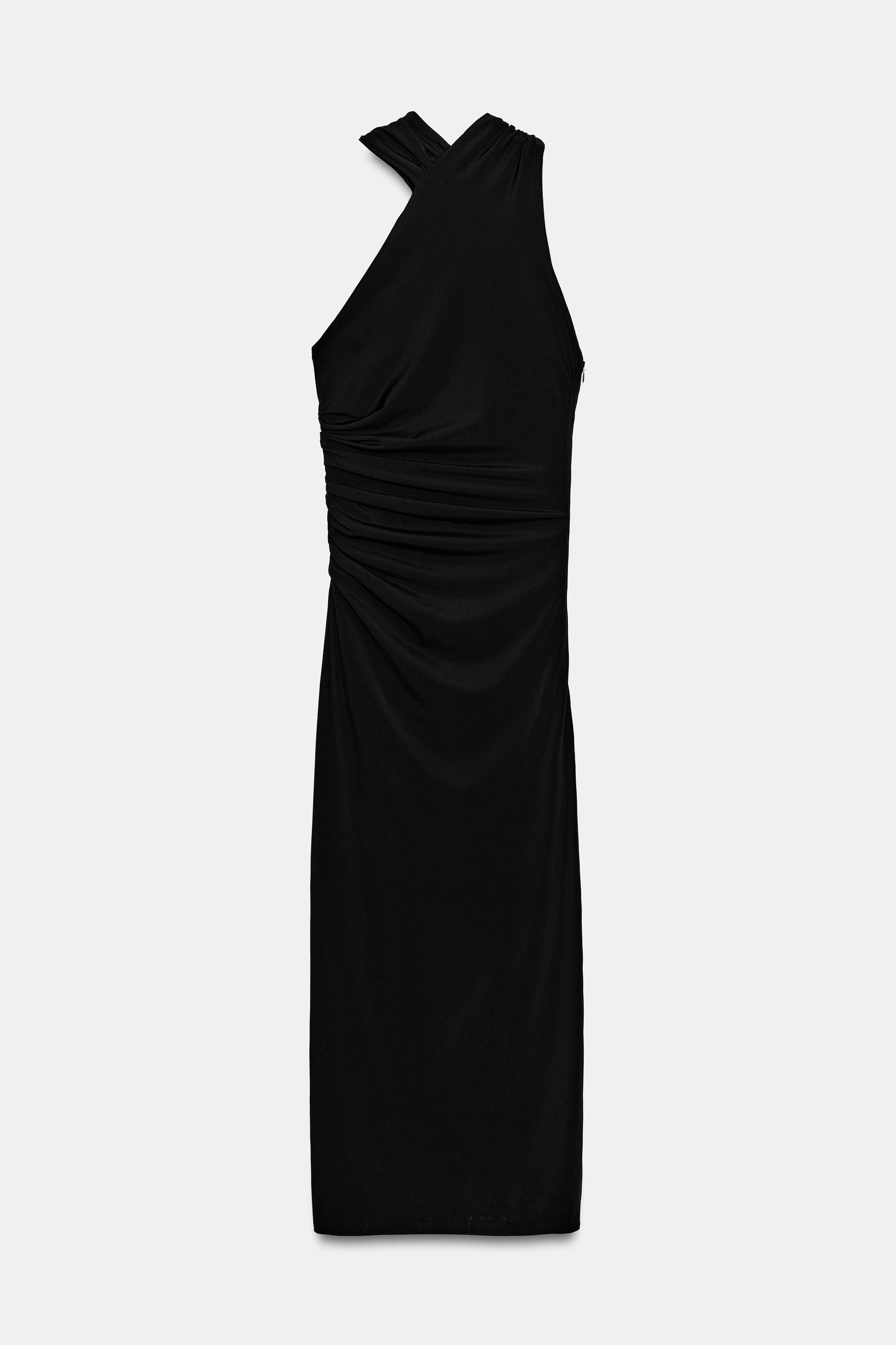 ROBE HALTER À FRONCES | Zara FR