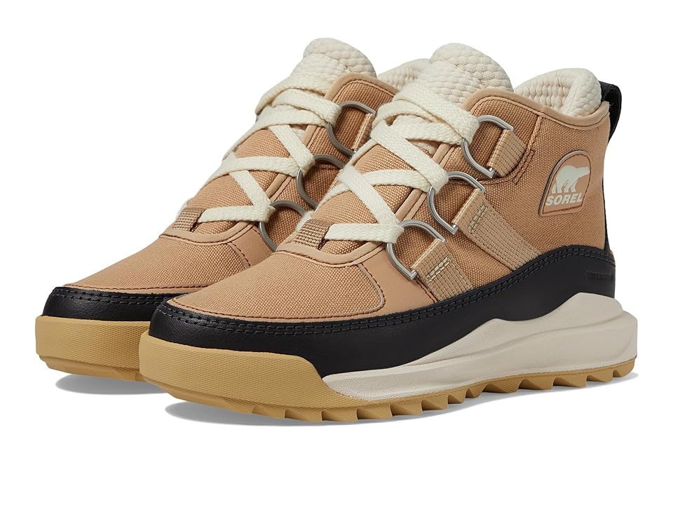 SOREL ONA RMX Chukka Plus Waterproof Women's Snow Shoes Canoe/Jet : 9 B - Medium, Canvas/Leather | Zappos