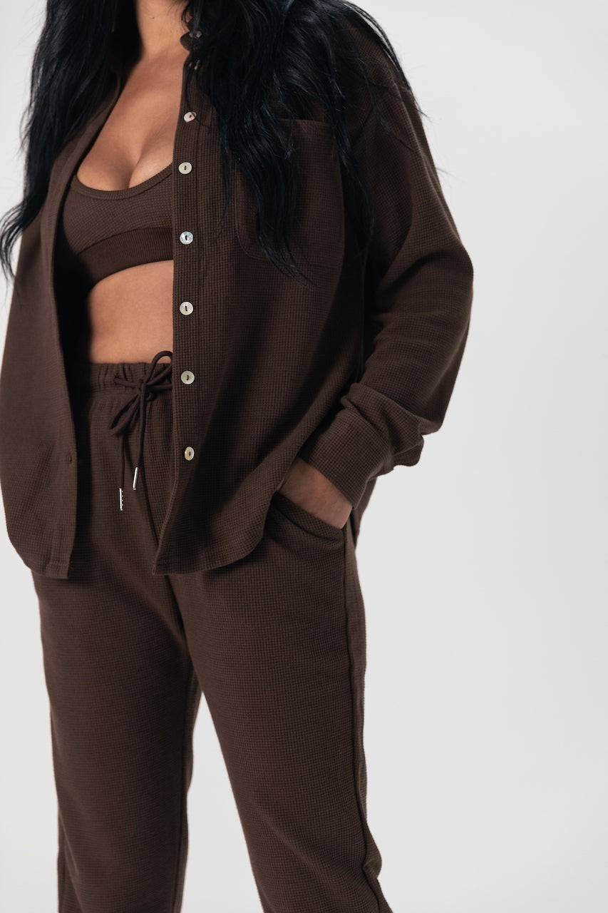 Recycled Waffle Set Cocoa | waverles