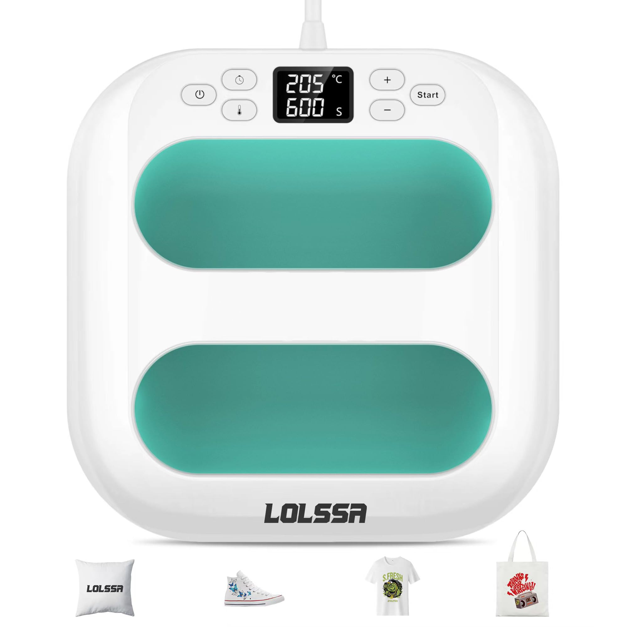 Heat Press Machine for T Shirts- 9x9 Heat Press Shirt Press Machine with Precise Temperature Cont... | Amazon (US)