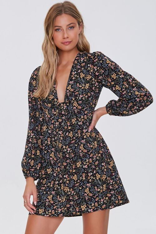 Floral Print Mini Dress | Forever 21 (US)