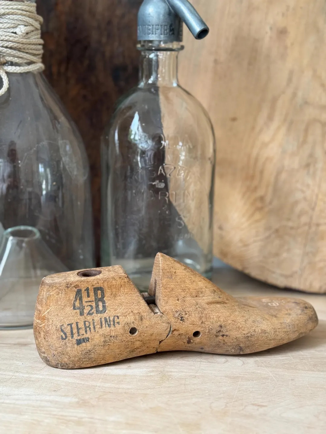 Primitive Wooden Shoe Mold Vintage Primitive Shoe Mold Vintage Wooden Mold Vintage Farmhouse Deco... | Etsy (US)