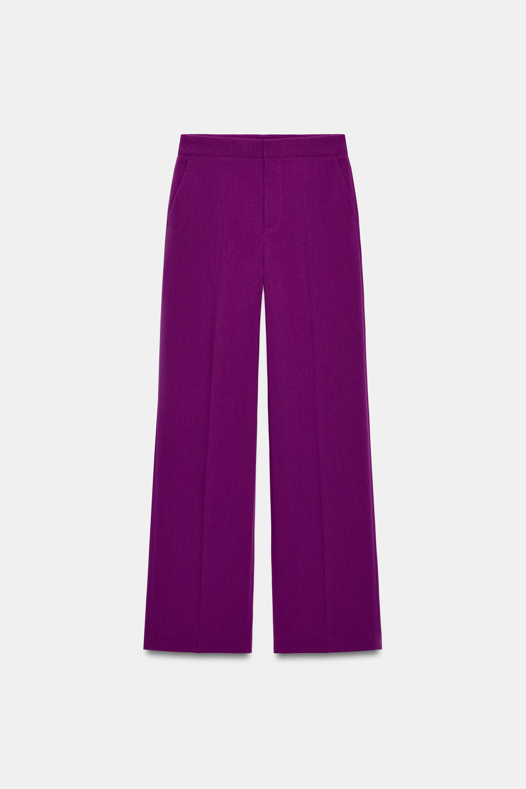 LOW-RISE STRAIGHT LEG PANTS | Zara US