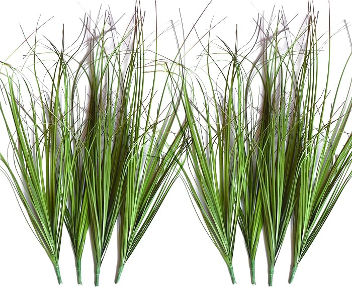 VANTREE 8PCS Fake Tall Grass Plant\uff0cUV Resistant Artificial Greenery Stems | Amazon (US)