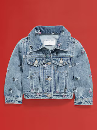 Old Navy x Disney© Printed Cropped Trucker Jean Jacket for Toddler Girls | Old Navy (US)