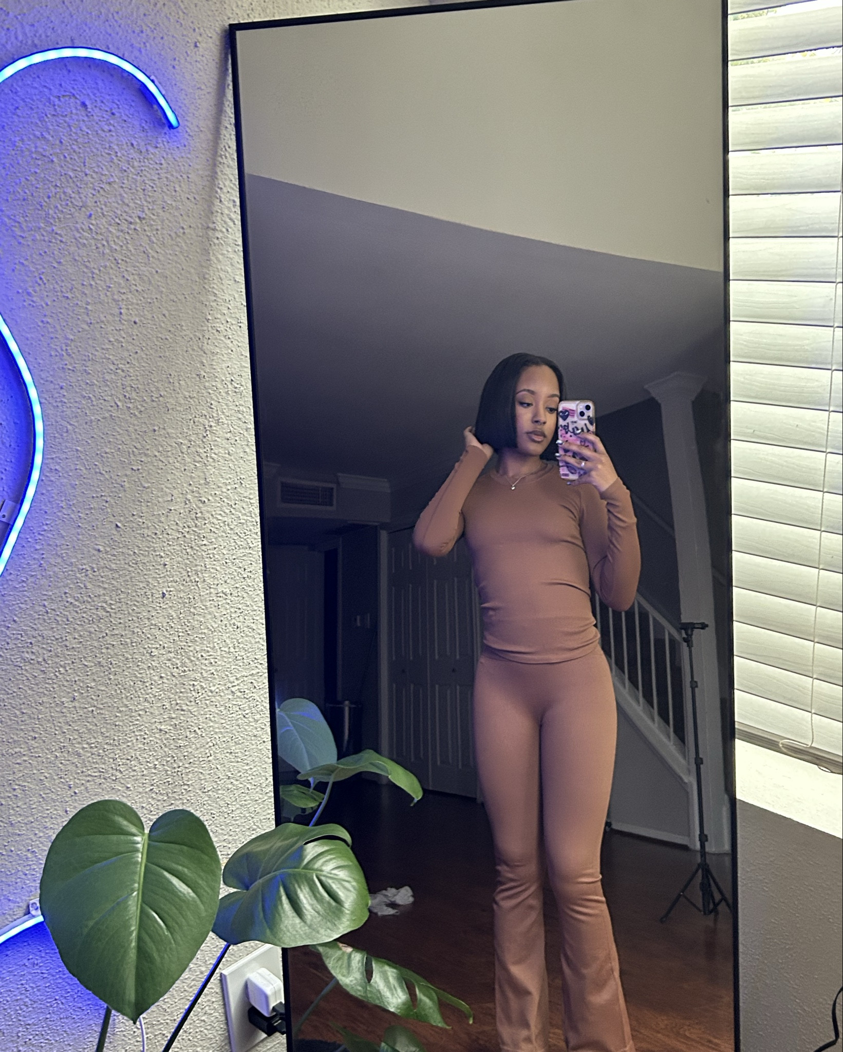 Brown lounge set 🧸 
Size : Small 

#LTKStyleTip #LTKActive #LTKBeauty