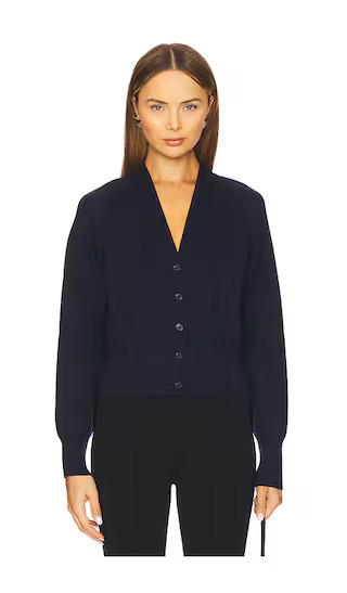 Klaire Knit Cardigan in Navy | Revolve Clothing (Global)
