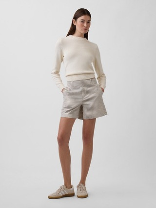 5" Mid Rise Downtown Khaki Shorts | Gap Factory