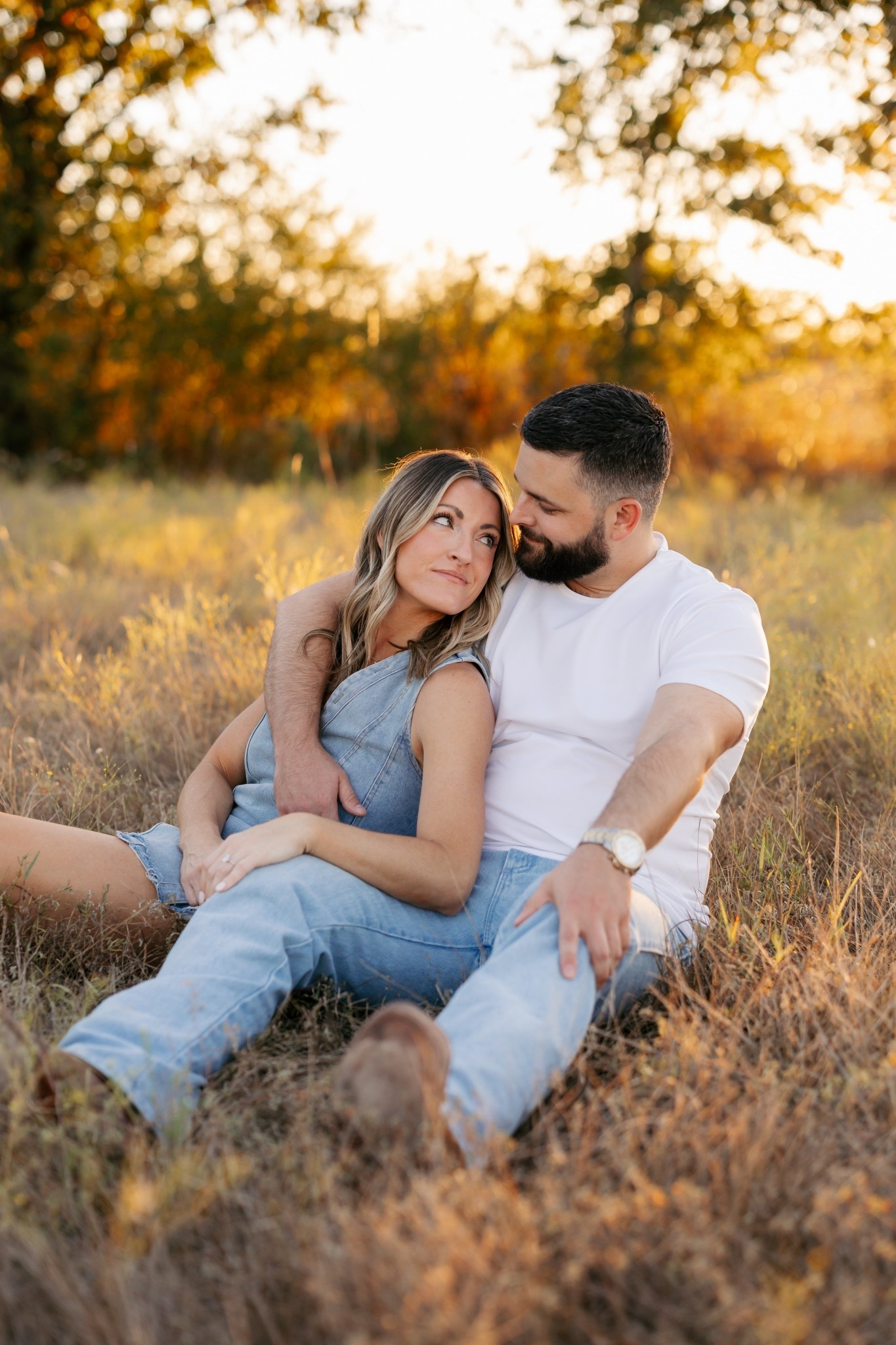 this denim dress was perfect for our engagement photos 📸 

#LTKWedding #LTKSeasonal #LTKGiftGuide