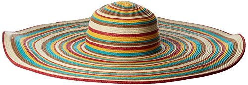 San Diego Hat Company Women's 8-Inch Brim Floppy Stripe Sun Hat | Amazon (US)