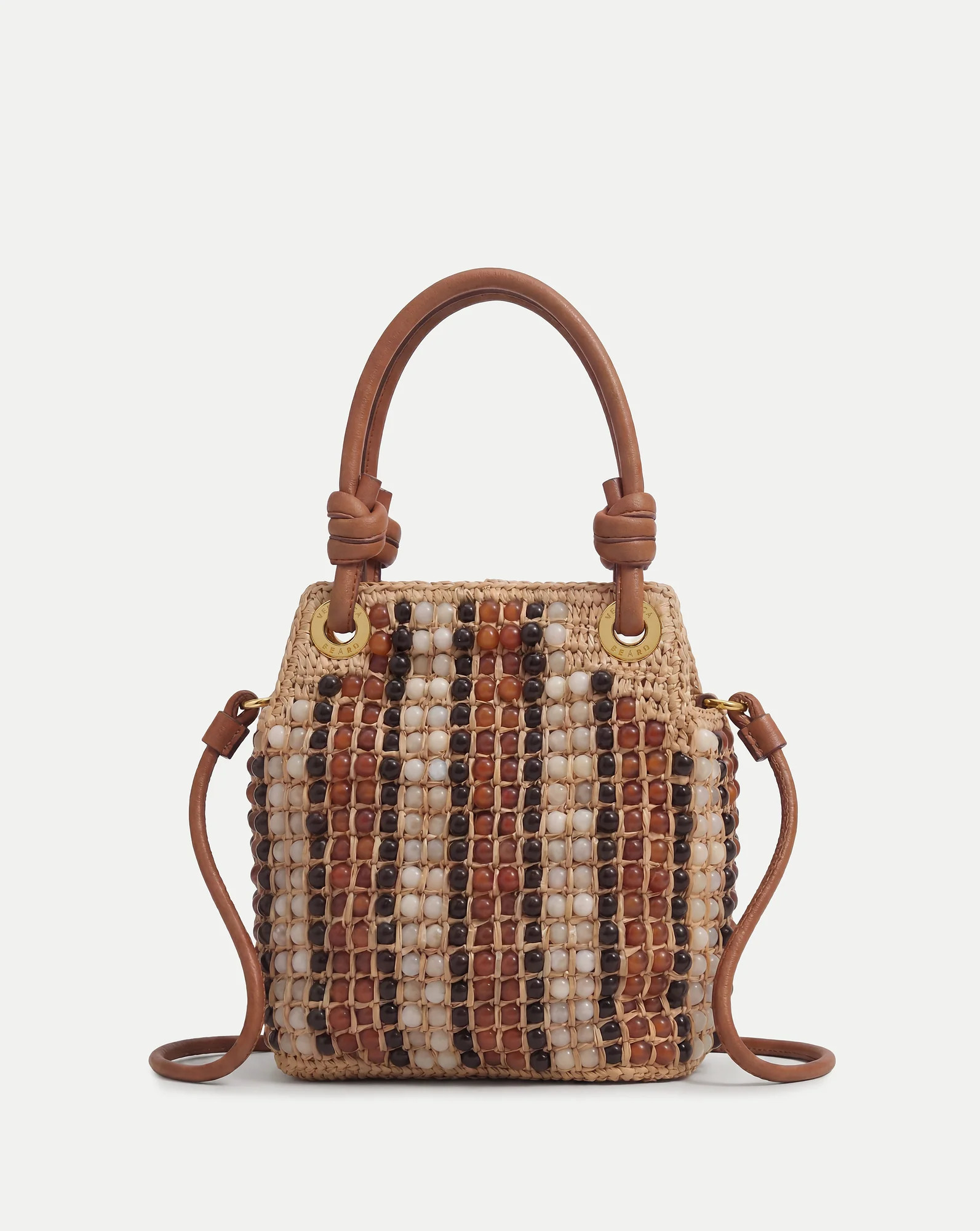 Small Beaded Veronica Beard Slouch Bag in Hazelwood Multi | Veronica Beard | Veronica Beard
