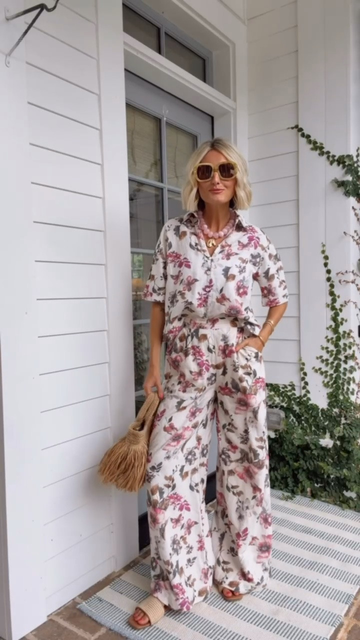 Never getting over this matching set 😍👏🏼 one of my favorite pieces in my wardrobe! Wearing XS.

Loverly Grey, Cleobella, floral matching set, summer fashion, summer outfit ideas

#LTKootd #LTKSeasonal