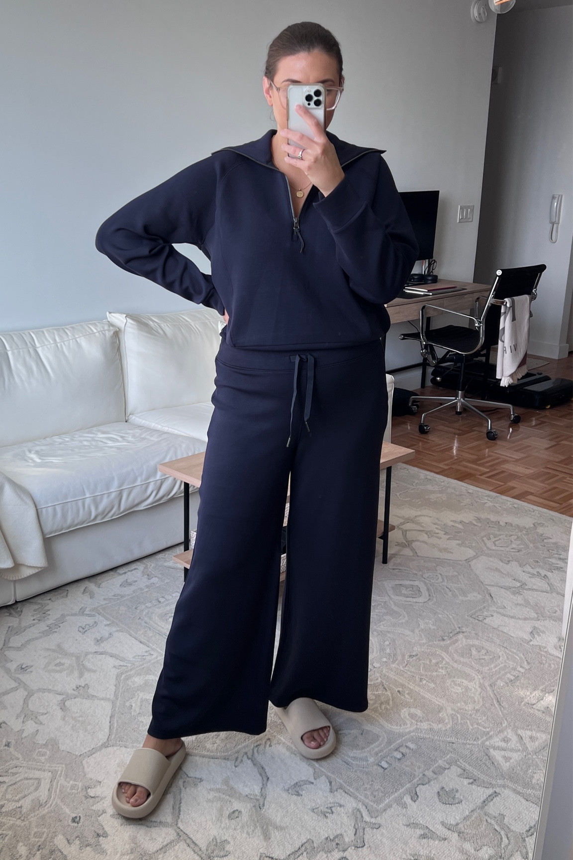 Spanx airessentials zip up sweater and wide leg pants. Sized up to Xl in pants for roomier fit 

Save 10% off with code  DANAXSPANX 


size 10 fashion | size 10 | Tall girl outfit | tall girl fashion | midsize fashion size 10 | midsize | tall fashion | tall women | spanx code | spanx airairessentials | spanx set | matching set 

#LTKBacktoSchool #LTKU #LTKFind