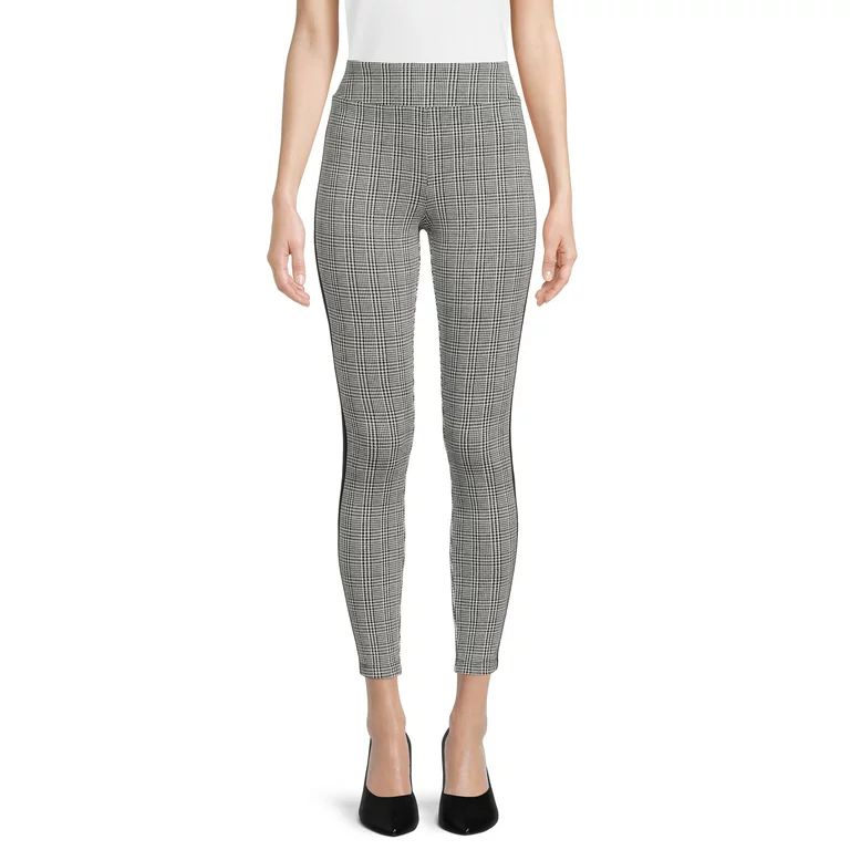 Time And Tru Women's Houndstooth Leggings - Walmart.com | Walmart (US)