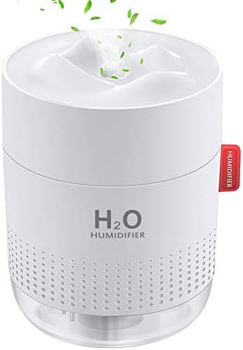 FoPcc 500ml Portable Humidifier, Mini Cool Mist Humidifier with Night Light, USB Personal Humidif... | Amazon (US)