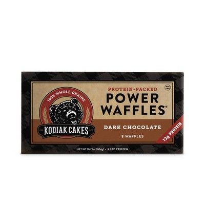 Kodiak Cakes Frozen Power Waffles Dark Chocolate  - 10.72oz/8ct | Target