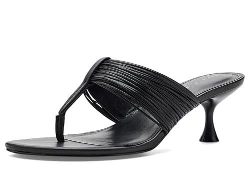 Marc Fisher LTD Womens Pamilla, Black Leather, 10, Medium | Amazon (US)