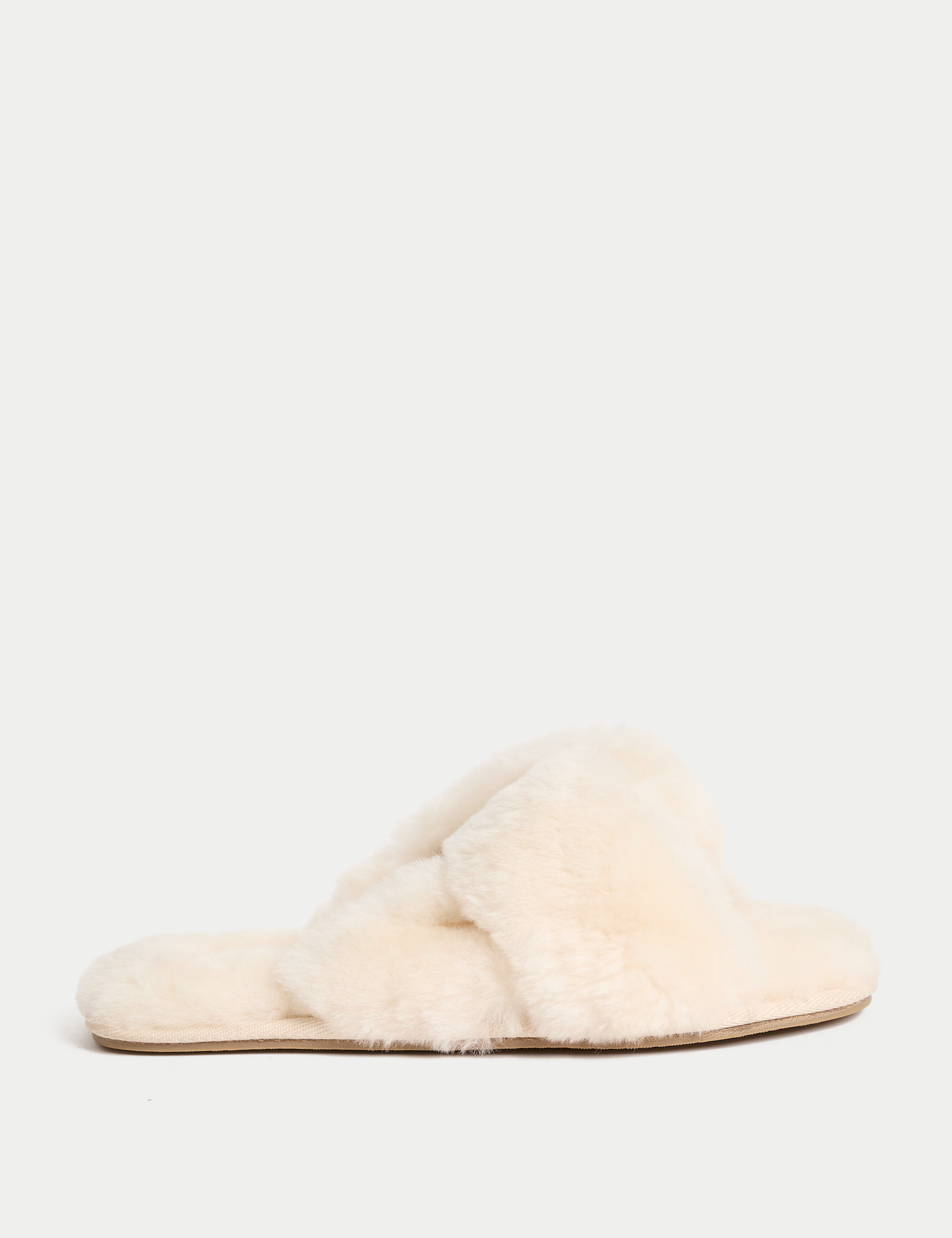 Shearling Knotted Open Toe Slider Slippers | Marks & Spencer (UK)