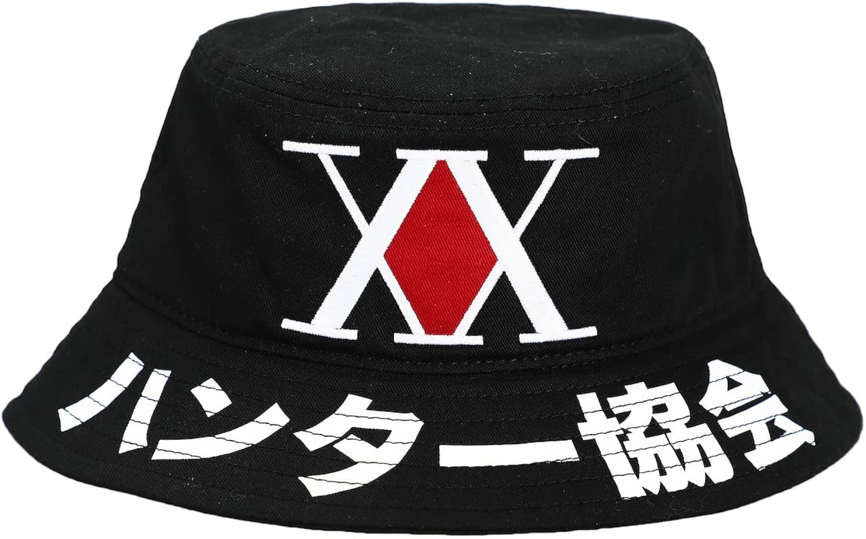 Hunter X Hunter Logo and Face Black Unisex Summer Travel Beach Sun Bucket Hat | Amazon (US)