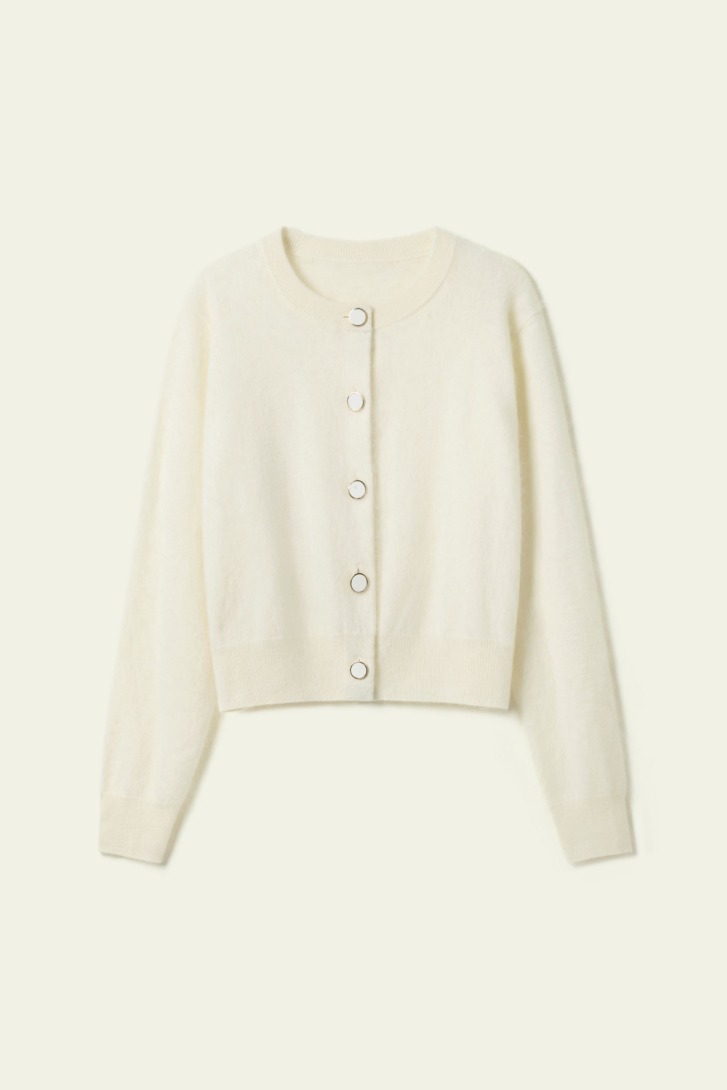 Ultra-Soft Brushed Cashmere Cardigan | LILYSILK
