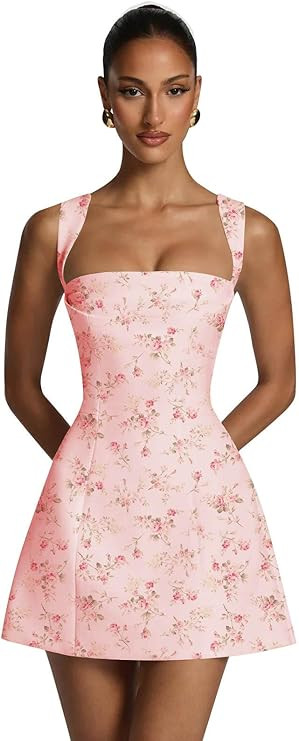 A-Line Satin Homecoming Dresses for Teens Elegant Short Graduation Dress | Amazon (US)