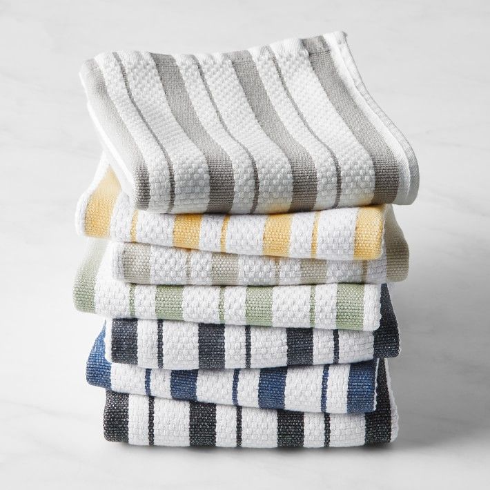 Williams Sonoma Classic Stripe Towels, Set of 4 | Williams-Sonoma