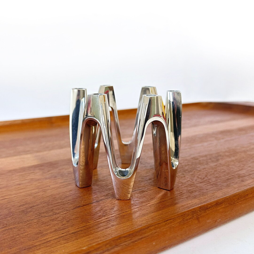 Mid-century Modern Dansk Candleholder Candelabra - Etsy | Etsy (US)