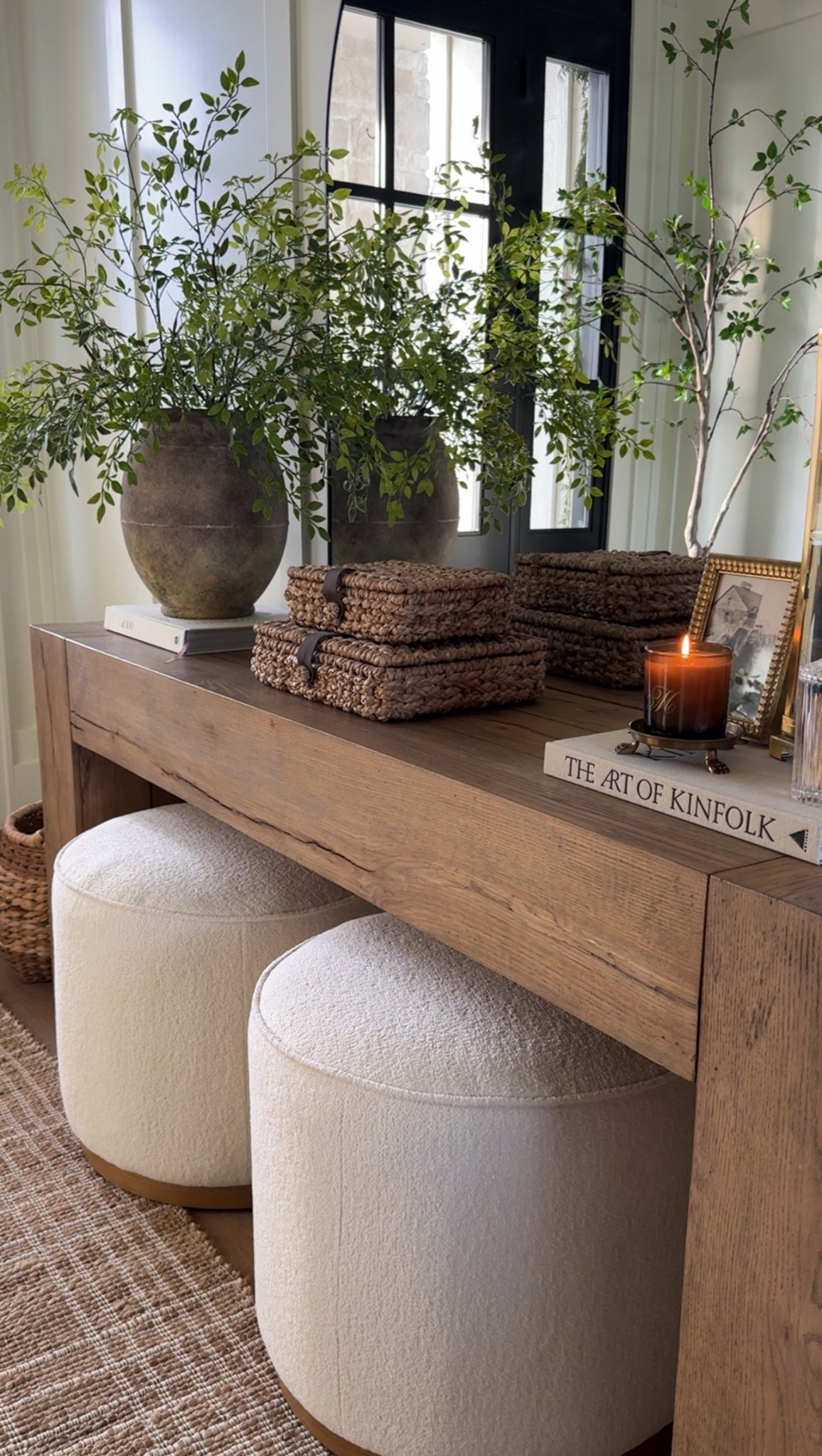 A styling moment I am loving as of lately! This gorgeous table has been a staple in our home for years now. Beautifully textured, timeless, and rustic with an heirloom quality! 

#LTKHome
