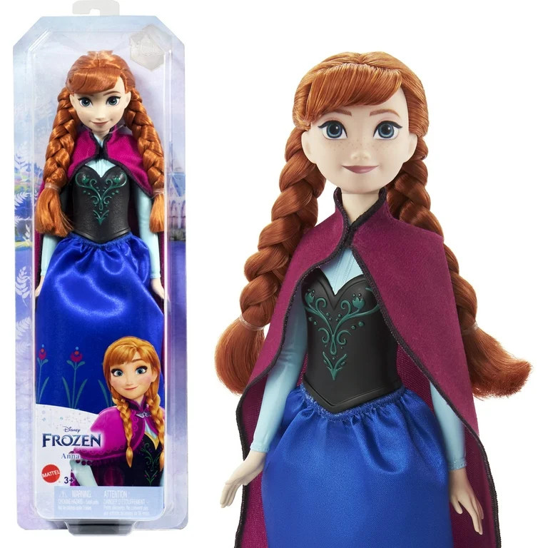 Disney Frozen Anna 11 inch Fashion Doll & Accessory, Toy Inspired by the Movie Disney Frozen | Walmart (US)