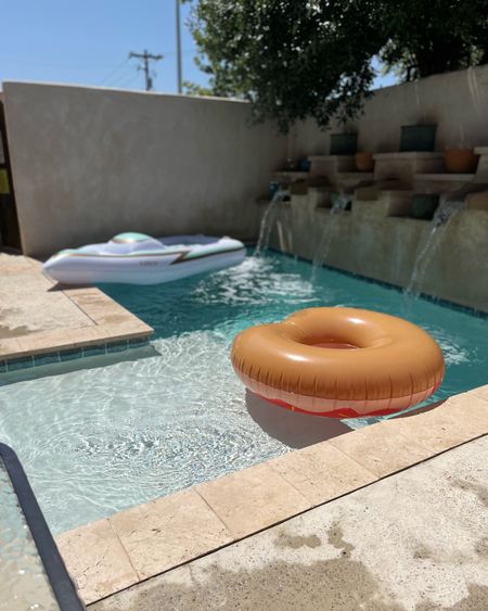 Yacht and doughnut floats. Pool fun!

#LTKFamily #LTKHome #LTKSwim