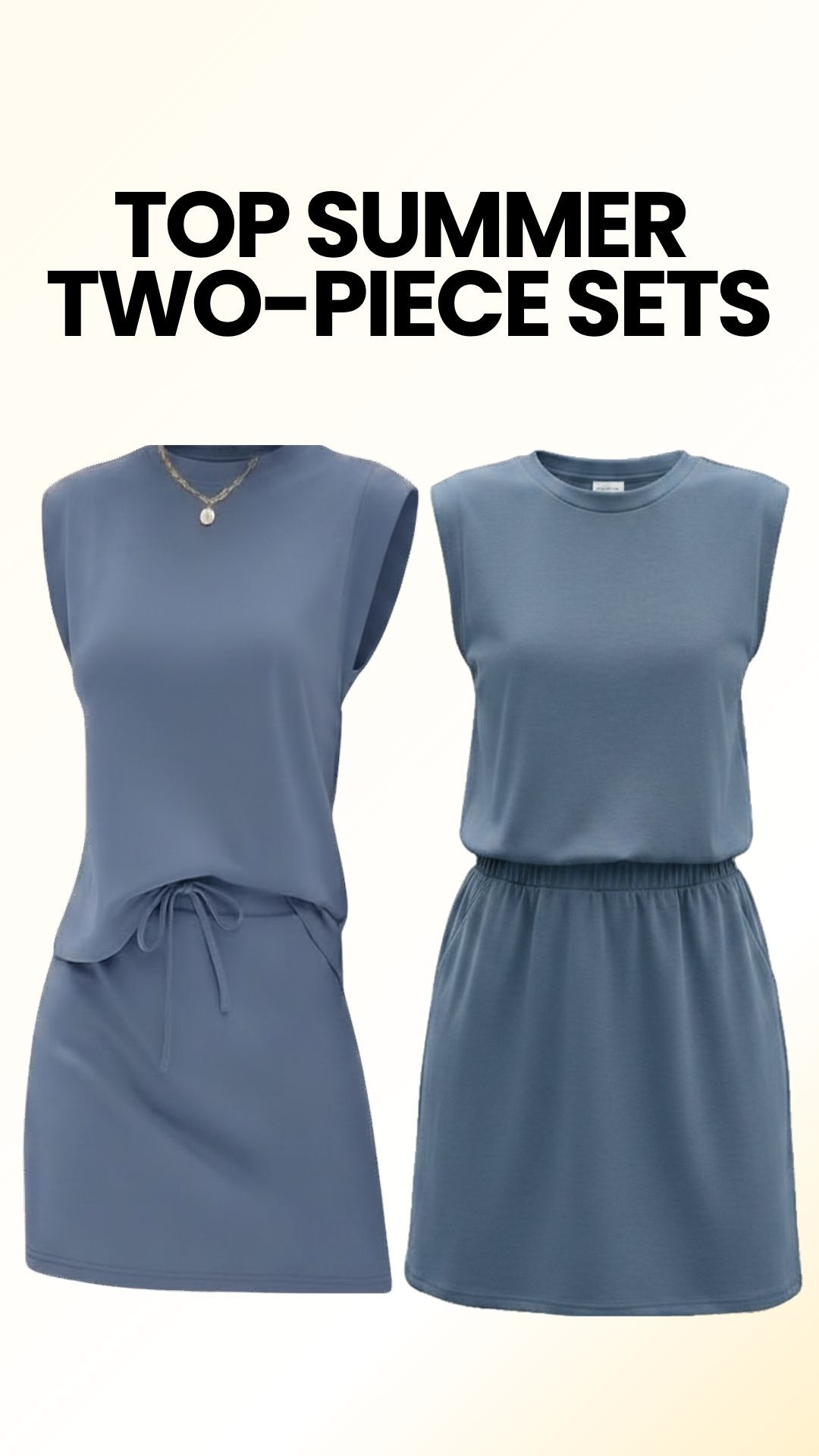 I love the look of two-piece sets along with the convenience. Unfortunately, most aren't tall girl friendly, so I have to look and not purchase. If you're able to only wear regular lengths, this could be the summer fashion hack for you.
#summeroutfit #summerfashion 

 #LTKSeasonal #LTKOver40