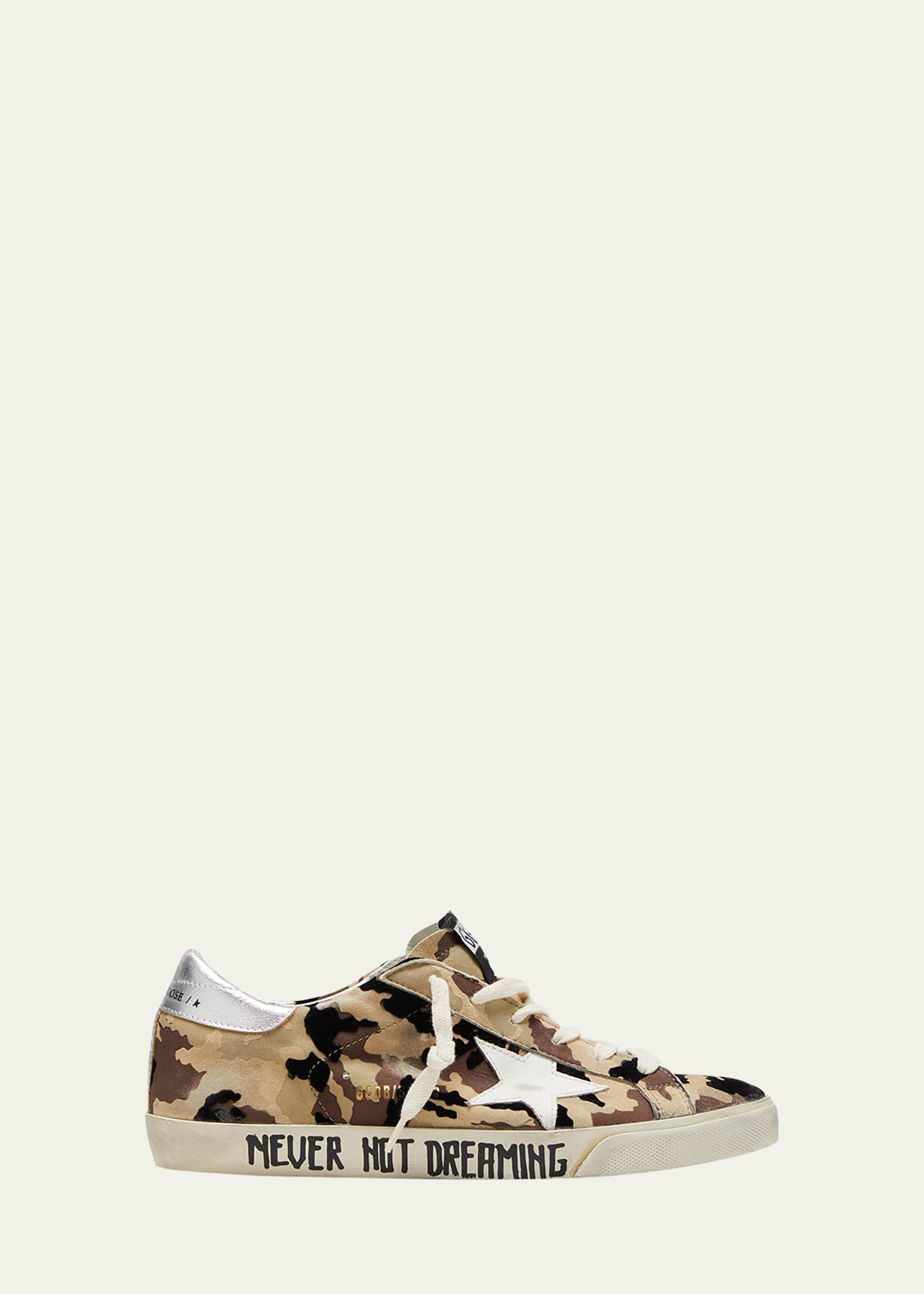 Superstar Camo Script Low-Top Sneakers | Bergdorf Goodman