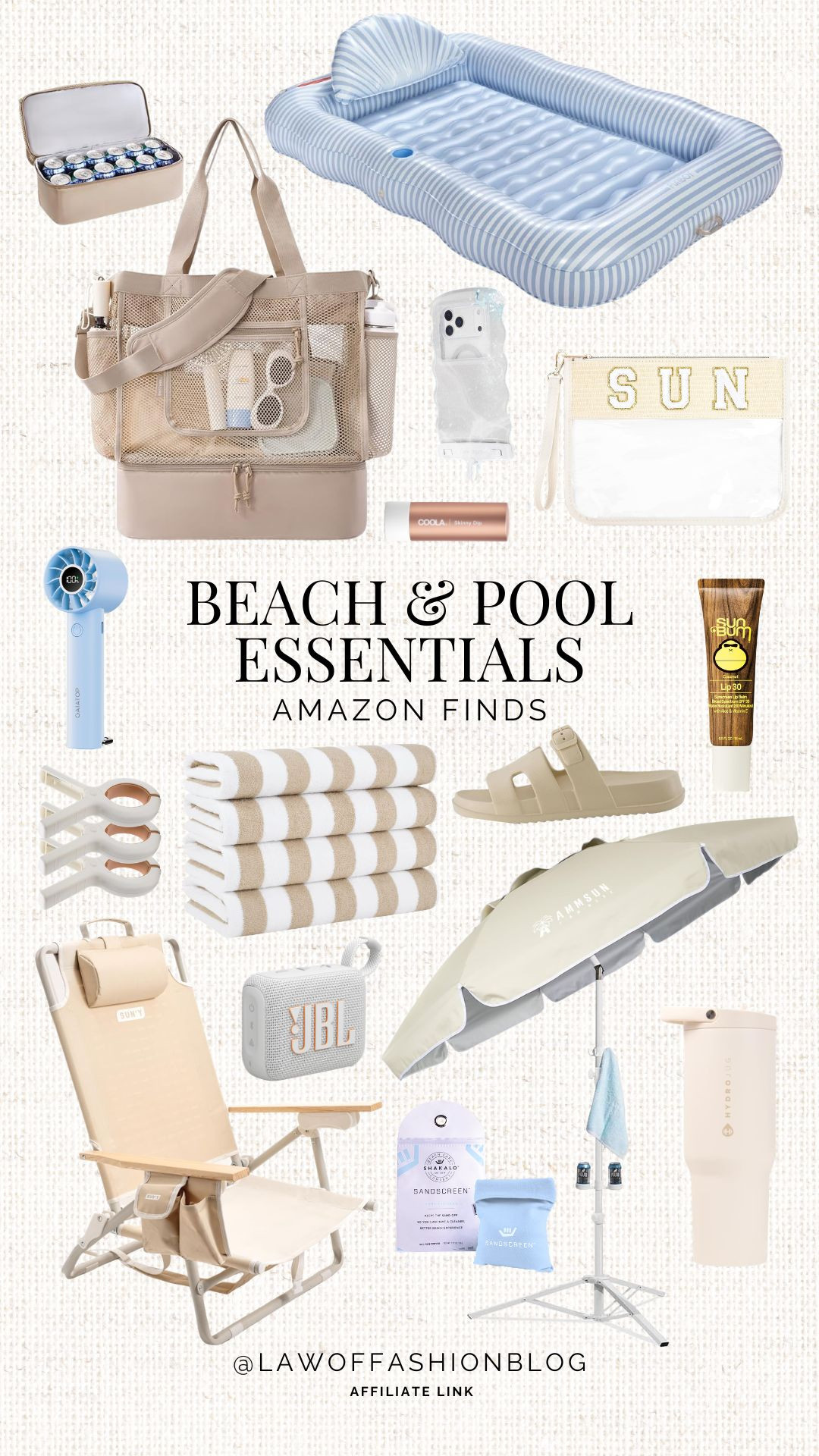 Your beach & pool day just got an upgrade with these Amazon finds. ☀️

amazon beach essentials, pool day must haves, beach trip packing list, affordable amazon finds 2026, summer vacation essentials, beach bag essentials, poolside accessories, travel must haves summer, amazon summer favorites, beach day aesthetic, coastal vibe essentials, sunscreen must haves, portable fan amazon, beach towels striped, beach umbrella setup, waterproof phone pouch, summer amazon haul, vacation packing ideas, budget beach finds, pool accessories amazon 

 #LTKSeasonal #LTKSwim #LTKTravel