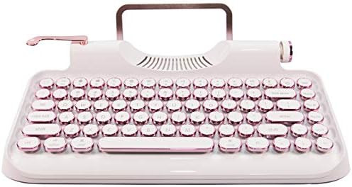 ZYQM Retro Typewriter Mechanical Wireless Keyboard with Tablet Stand, Bluetooth Connection, Artis... | Amazon (US)