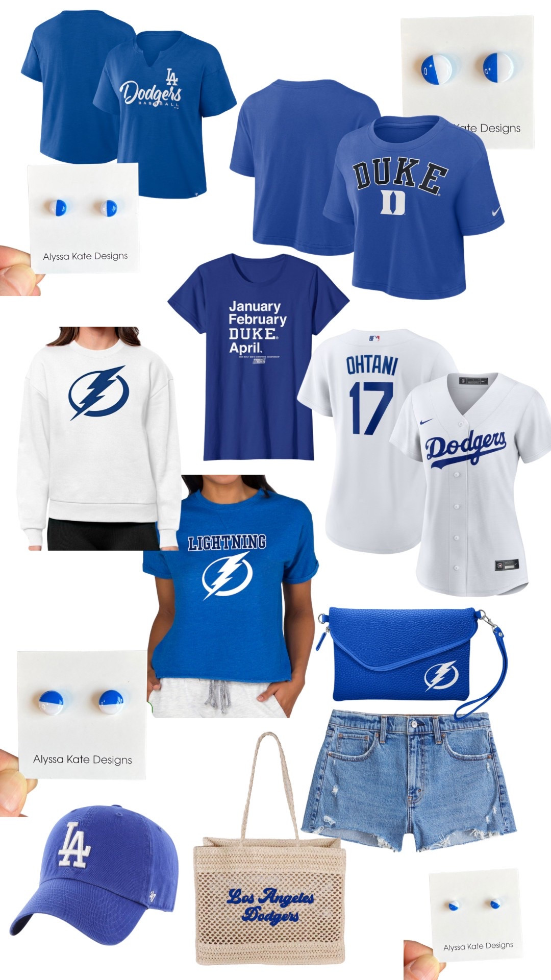 The perfect outfits to coordinate with your blue and white studs! Don’t forget to go check them out on alyssakatedesigns.com!

#LTKStyleTip #LTKActive